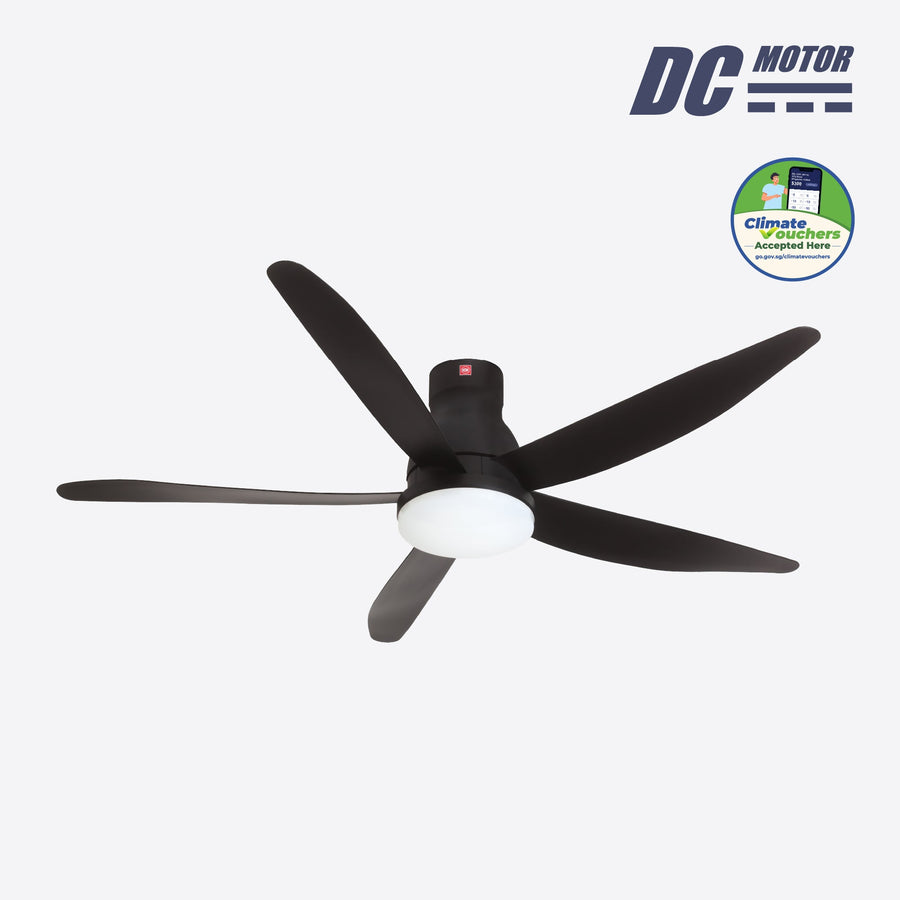 KDK U60FW Ceiling Fan 60inch with LED (5 Blade Ceiling Fan)