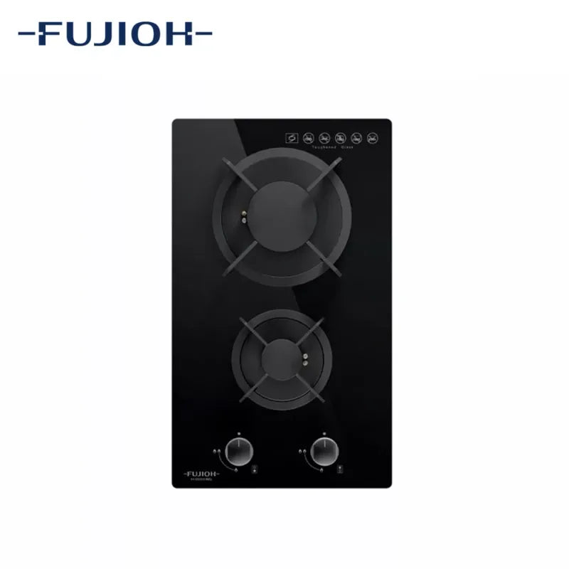 FH-GS2525 SVGL DOMINO GAS HOB WITH 2 BURNERS