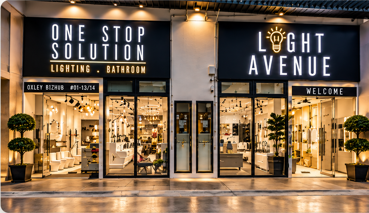 Light Avenue showroom in Singapore