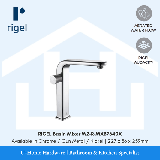 Rigel MXB7640X Basin Mixer - Chrome