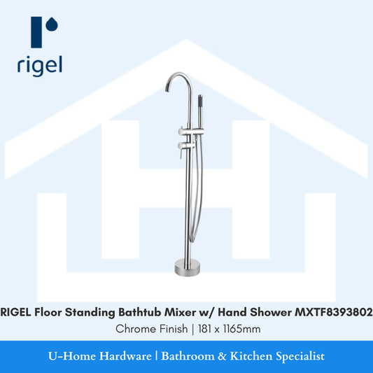 Rigel MXTF8393802 Bathtub Mixer with Hand Shower