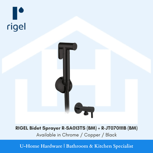 Rigel R-SA013TS Bidet Spray Set - Matt Black