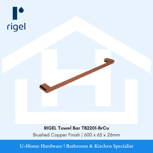 Rigel TB2201-BrCu Towel Bar (Brushed Copper)
