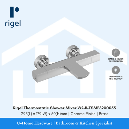 Rigel Thermostatic Shower Mixer W2-R-TSME3200055