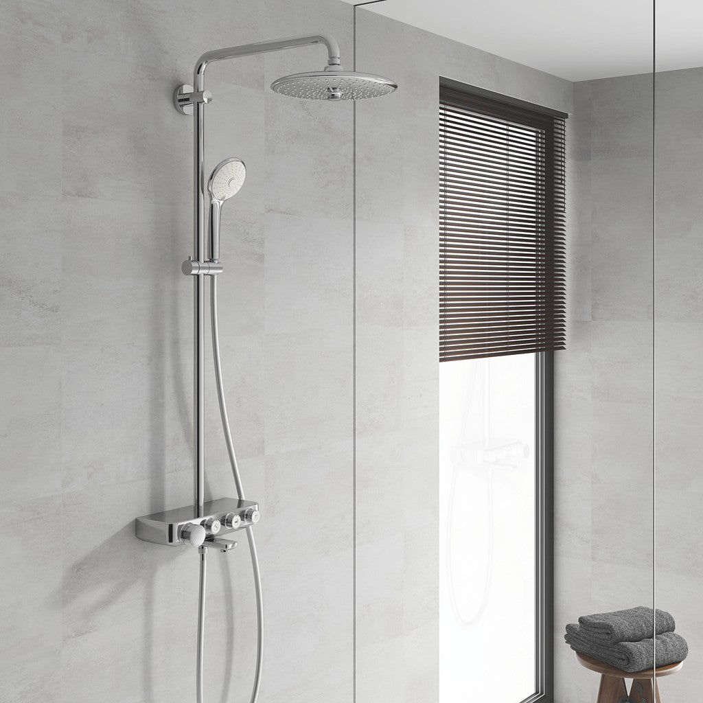 Grohe 26 608 000 Euphoria Smartcontrol 260 Shower System With Thermostatic Bath Mixer