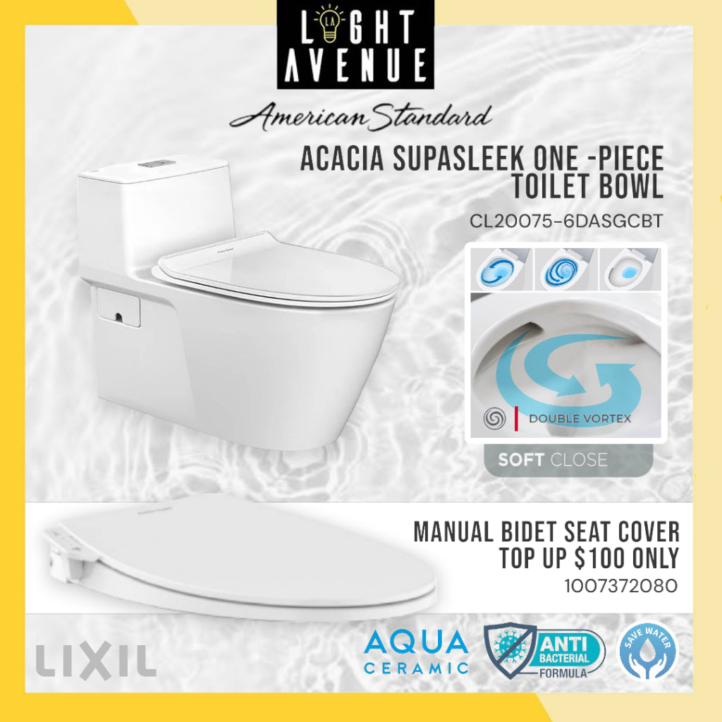 American Standard CL20075 Acacia Supasleek One Piece WC