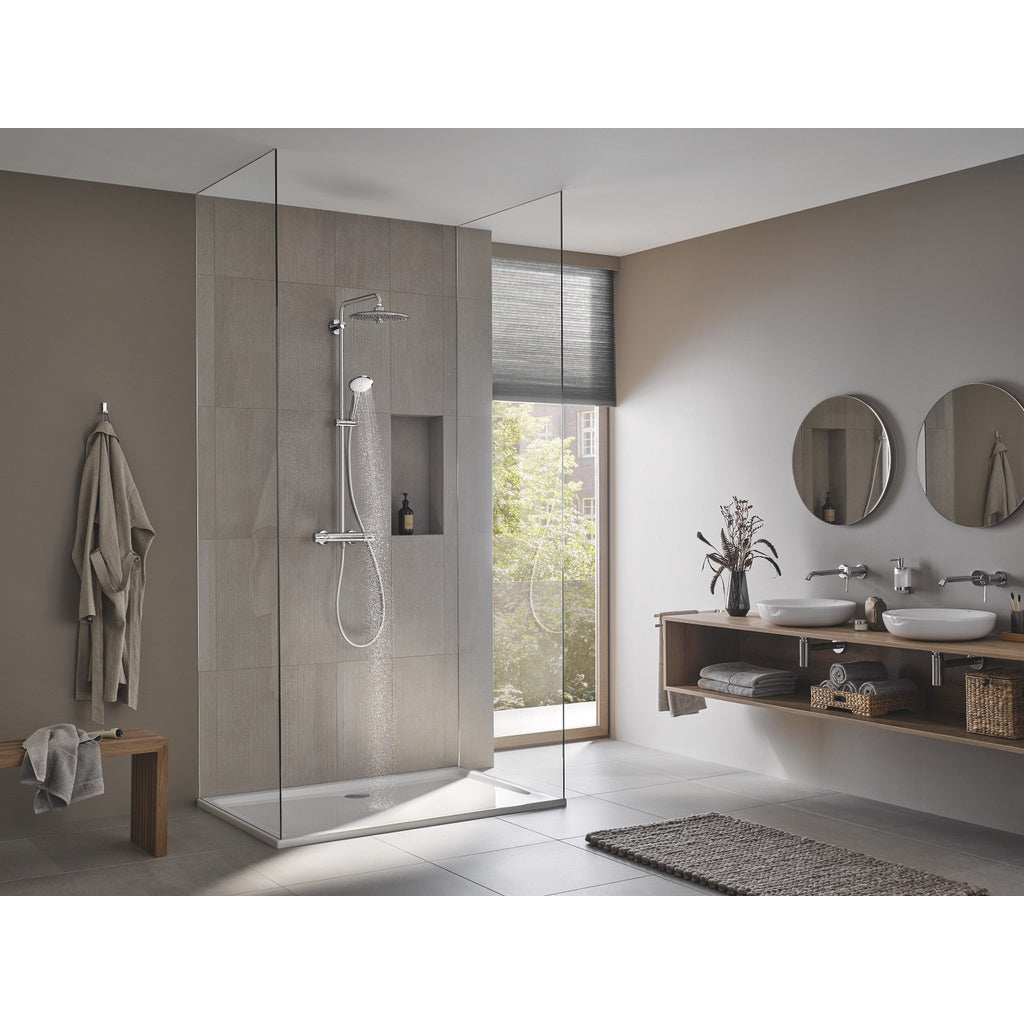 Grohe 27 296 003 Euphoria 260 Shower System with Thermostatic Shower Mixer