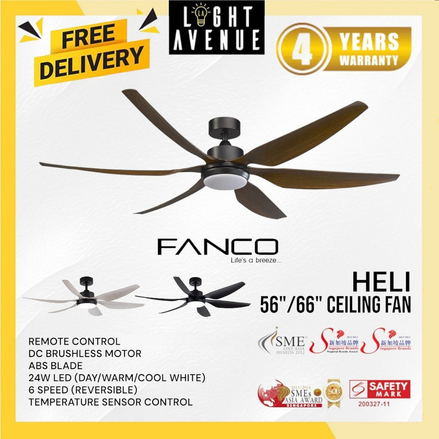 Fanco Heli Ceiling Fan 56"