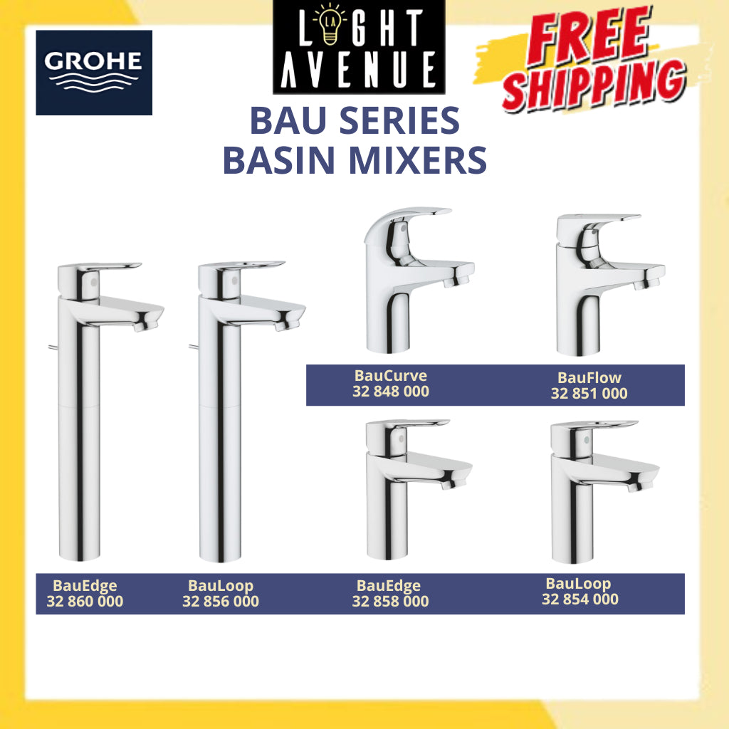 Grohe 23 102 000 Bauloop Basin Mixer