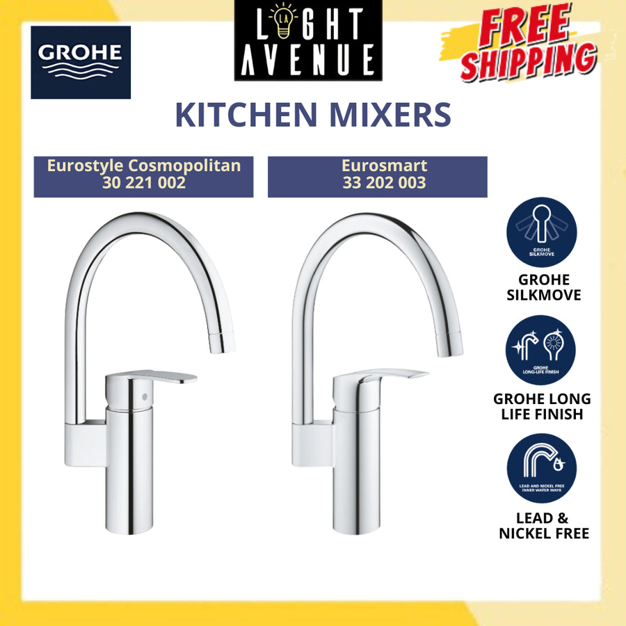 Grohe 30 221 002 Eurostyle Cosmopolitan Sink Mixer