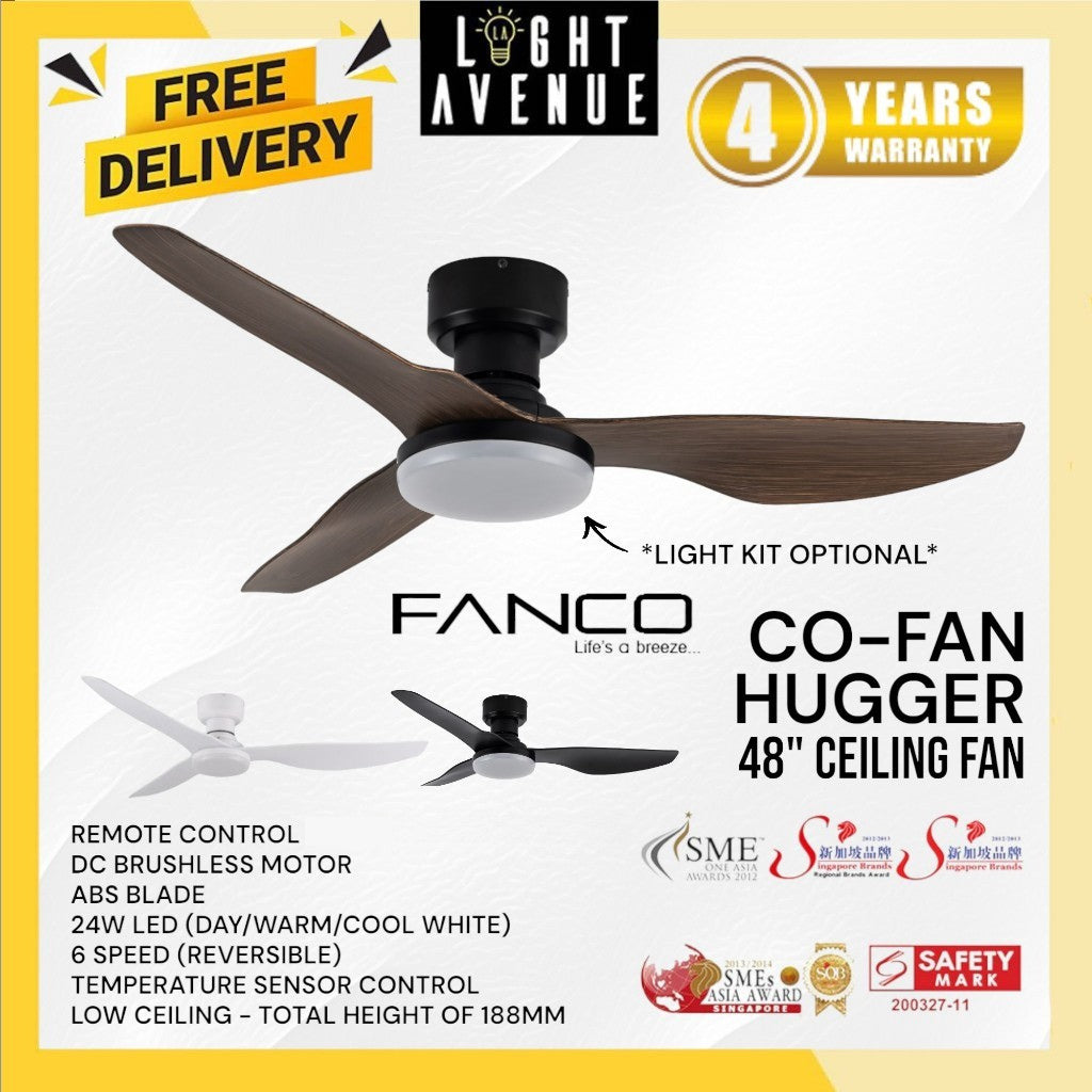 Fanco Hugger Ceiling Fan 48"