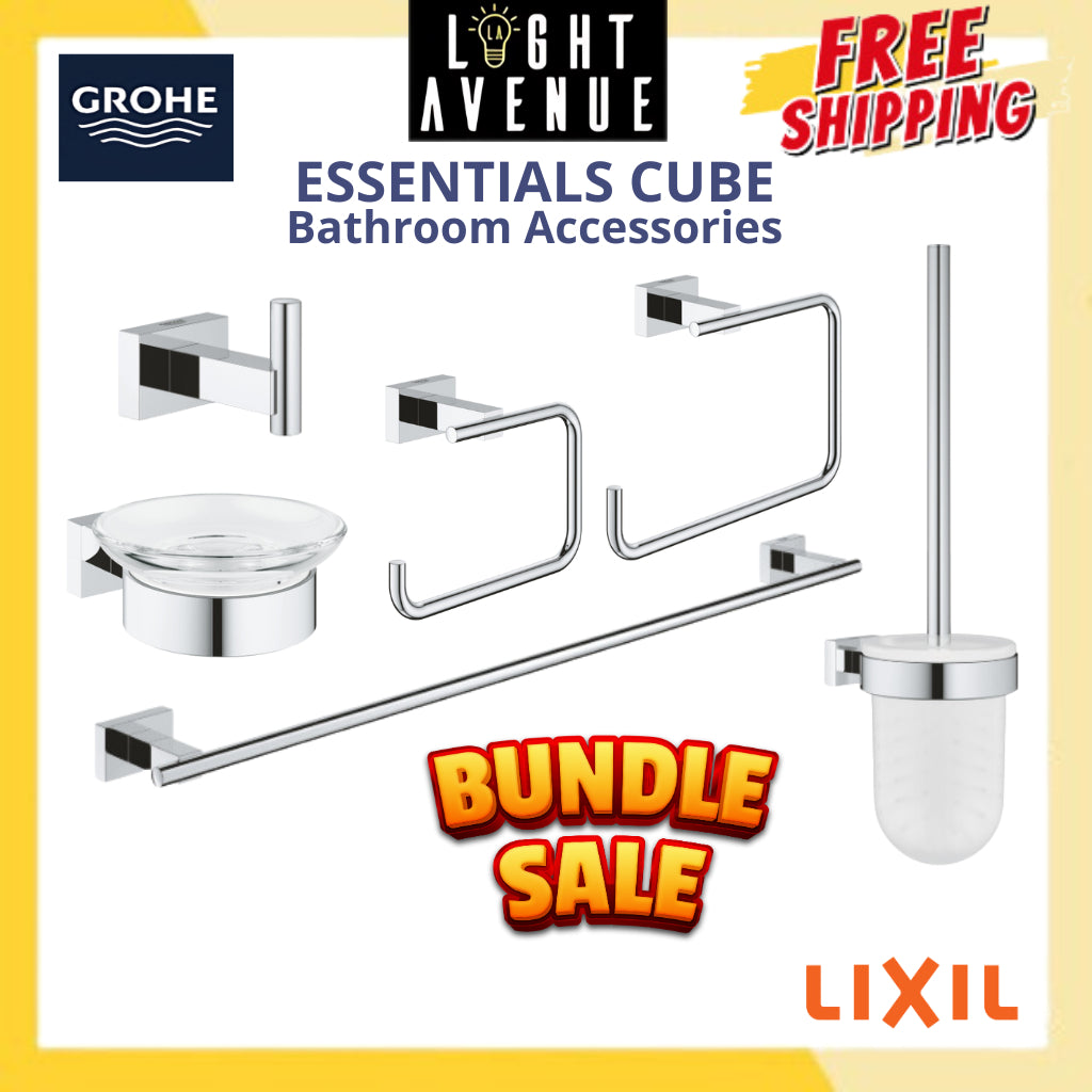 Grohe 40 509 001 Essentials Cube Towel Holder