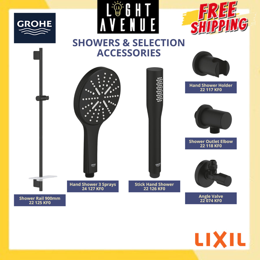 Grohe 22 125 KF0 Rainshower SmartActive Shower Rail 900mm