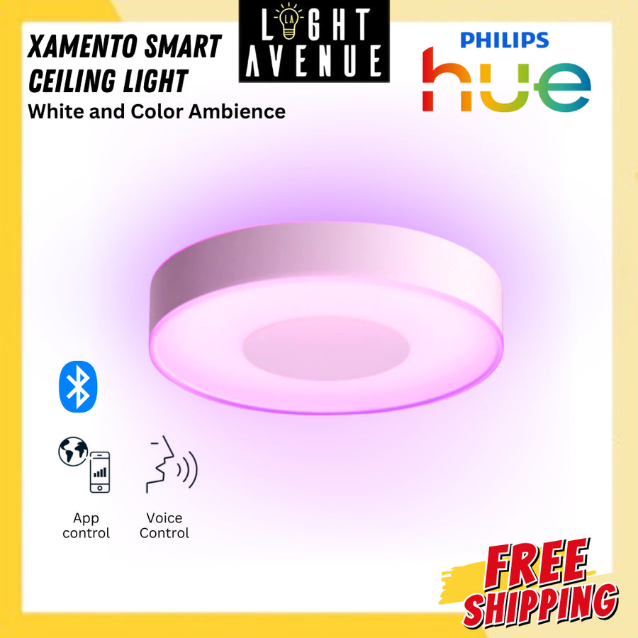 Philips Hue Xamento Smart Ceiling Light White and Color Ambience Smart Home Lighting
