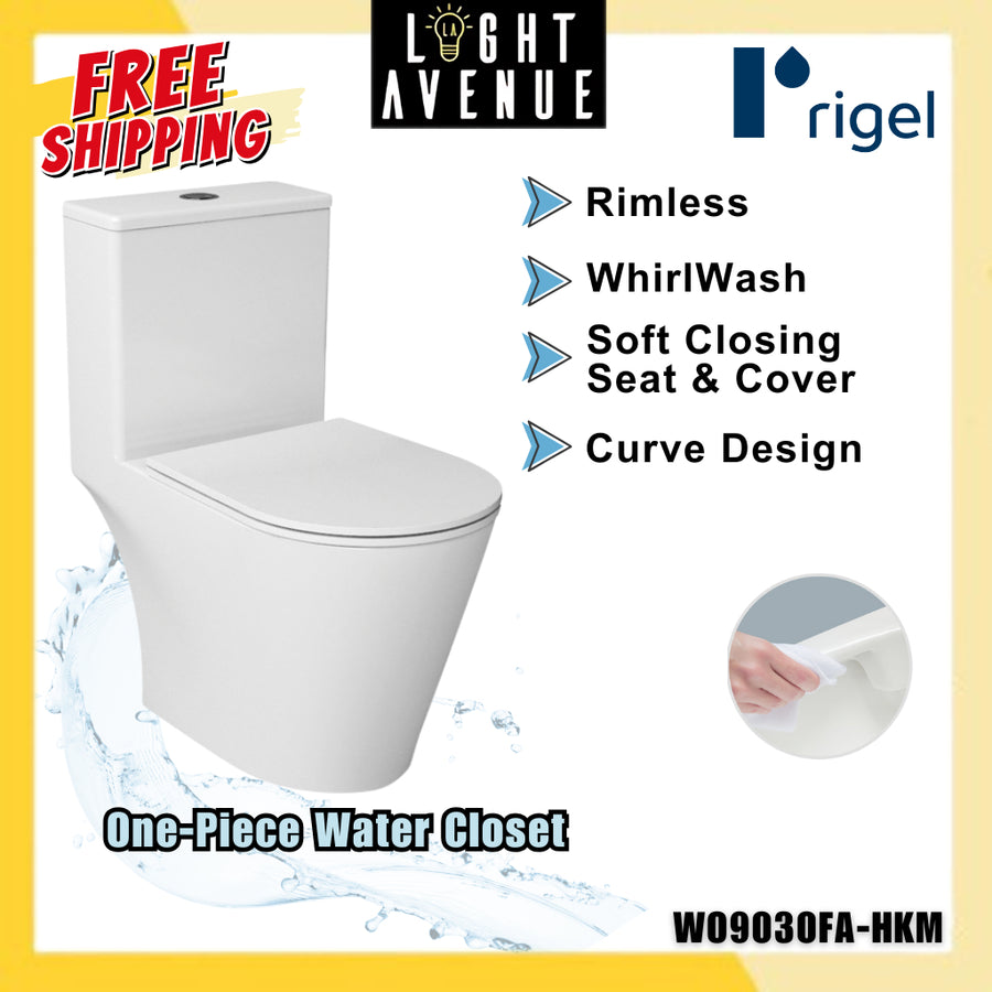 Rigel WO9030FA-HKM One Piece Water Closet