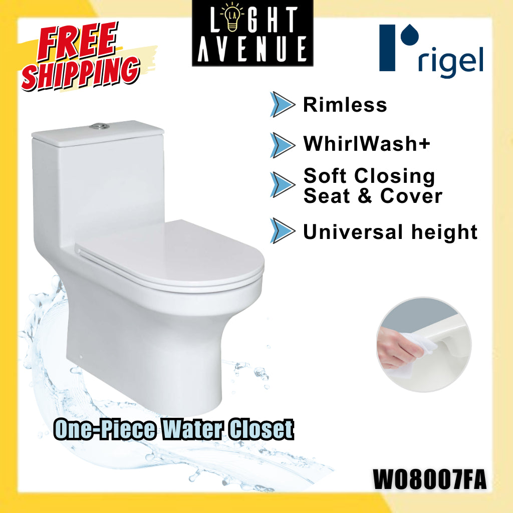 Rigel WO8007FA One-Piece Water Closet