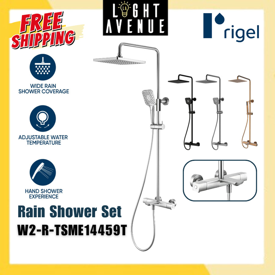 Rigel TSME14459T Thermostatic 3 in 1 Shower Set - Brushed Copper