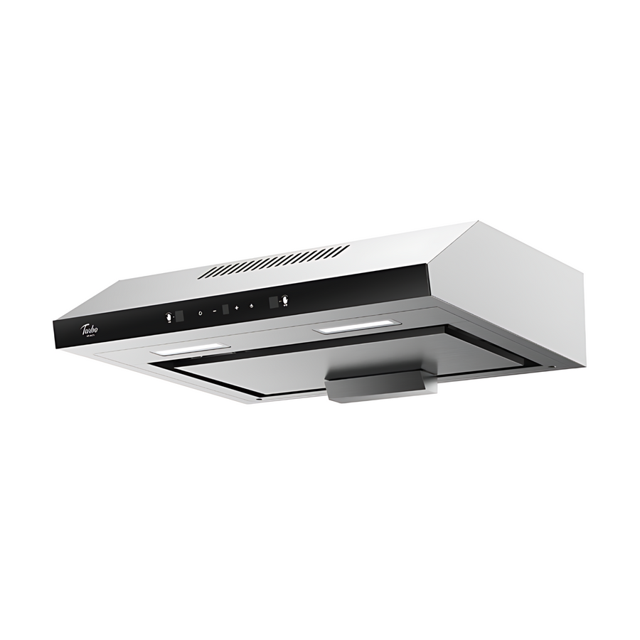 Turbo Italia TA65-802-60 Series 60cm Slimline Hood with Rectifier Oil Tray